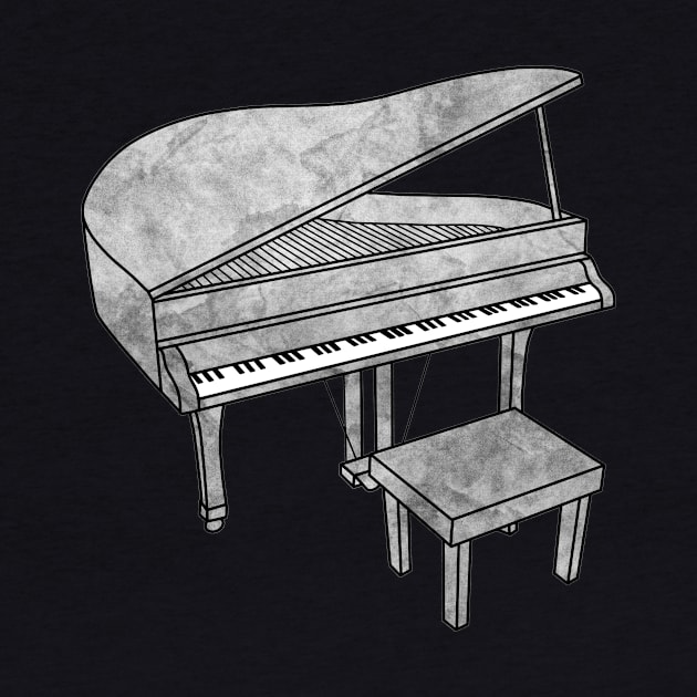 Piano by Kelly Louise Art